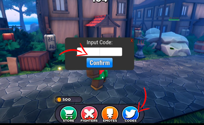 Códigos de arena tontos