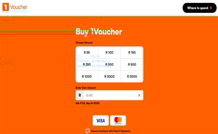 1Voucher Site Not Working