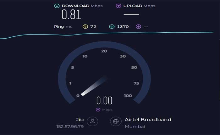 Comprueba tu conexión a Internet