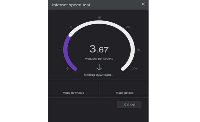 Comprueba tu conexión a Internet