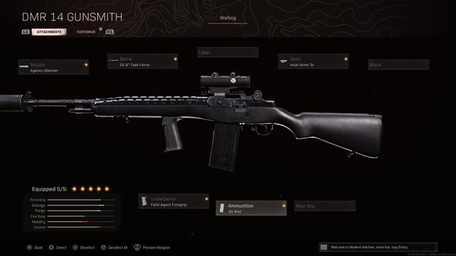 DMR 14 Best Loadout Warzone
