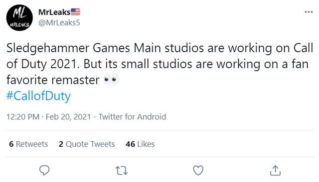 MW2 multijugador remasterizado