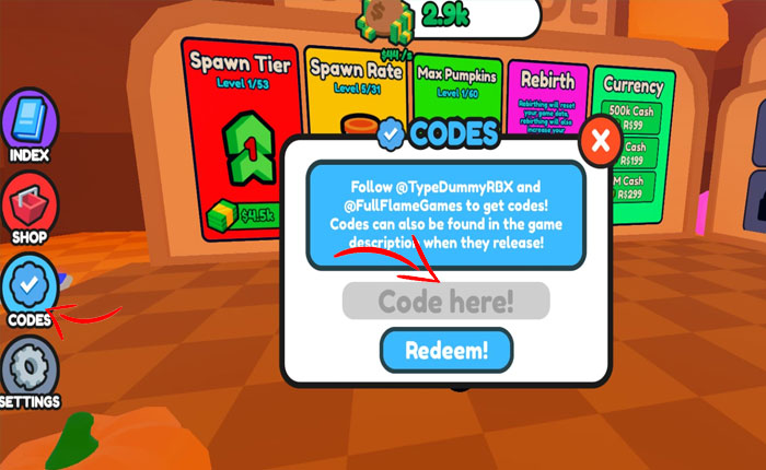 Códigos de Pumpkin Merge Simulator (noviembre de 2023) 1 Simulador de fusión de calabaza