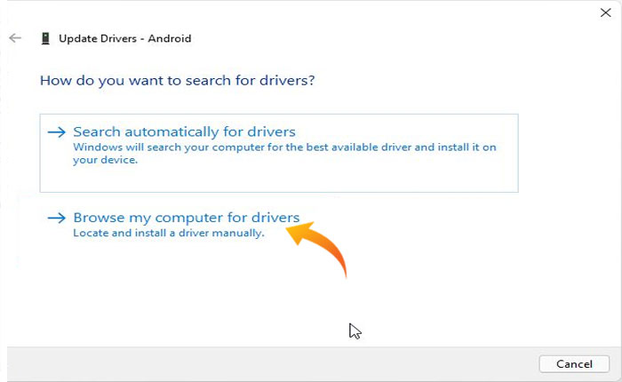 REVISIÓN: Los dispositivos Fastboot no se muestran (2023) 3 navegar por mi computadora