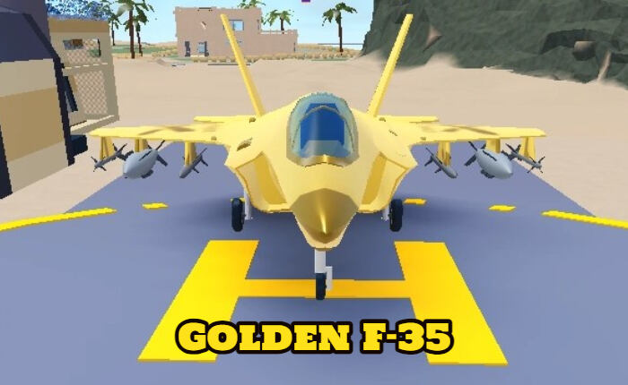 Mejores aviones de combate de Military Tycoon (noviembre de 2023) 3 F-35 dorado