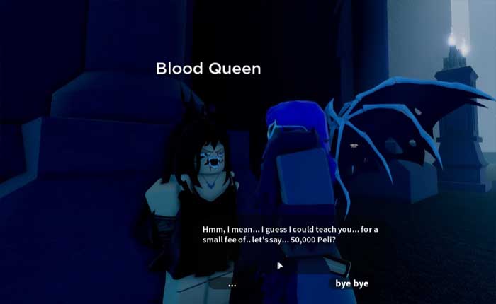 Cómo conseguir una carrera de vampiros y un estilo de lucha en GPO (2023) 3 Ubicación de la Reina de Sangre.