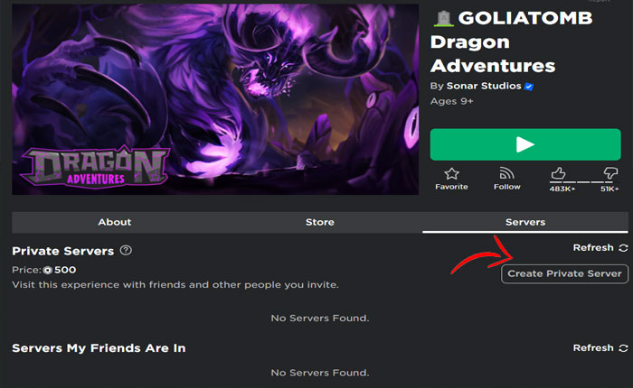 (2 nuevos) Enlaces al servidor privado de Dragon Adventures (noviembre de 2023) 7 Servidor privado de Dragon Adventures