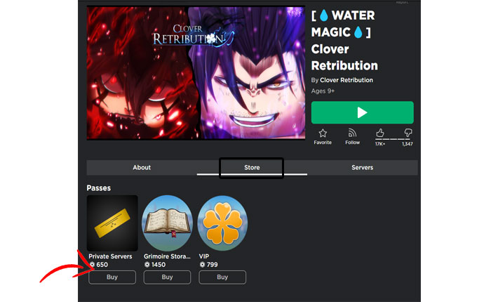 Códigos de servidor privado de Clover Retribution (noviembre de 2023) 1 Códigos de servidor privado de Clover Retribution