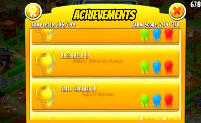 Cómo conseguir diamantes gratis de Hay Day (noviembre de 2023) 1 Logros