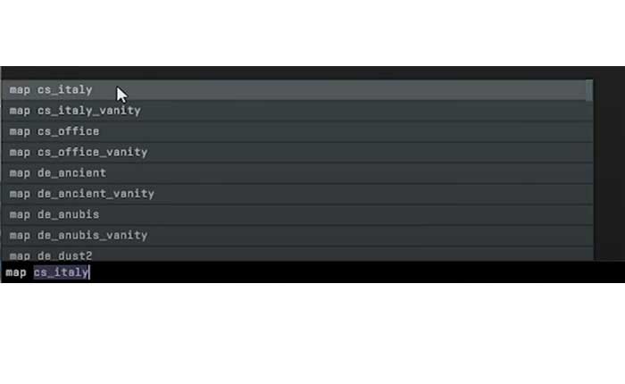 Cómo jugar 1 contra 1 en una partida privada de CS2 (2023) 10 Elige el mapa para la partida privada en CS2