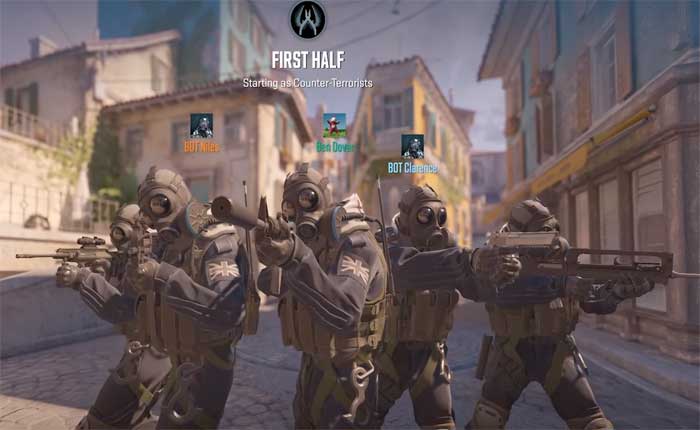 Cómo jugar 1 contra 1 en una partida privada de CS2 (2023) 12 Pantalla de carga de partida privada de CS2