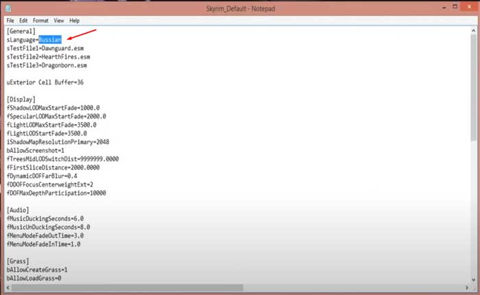 Skyrim: Cómo cambiar el idioma del juego al inglés (2023) 2 Skyrim cambia el idioma de ruso a inglés