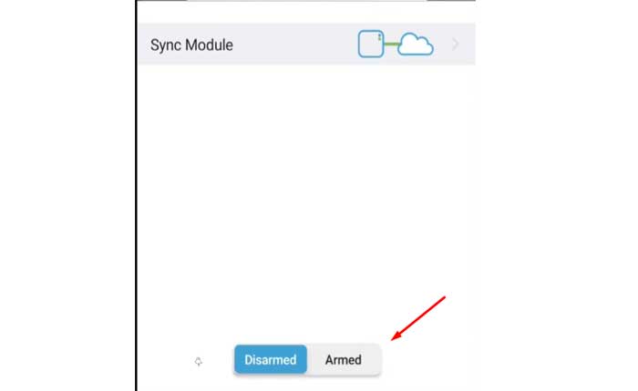 Cómo arreglar la cámara parpadeante que no detecta movimiento (2023) 1 Habilitar armado para cámara parpadeante