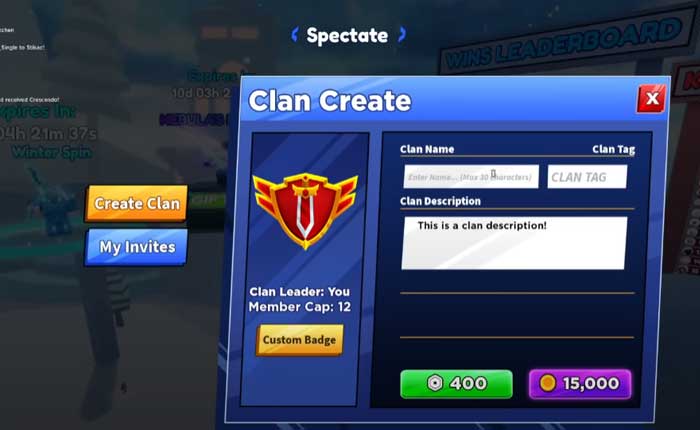 Guía del clan Blade Ball: ¿Qué es Clan Tag y más (2023) 1? Clan bola de hoja