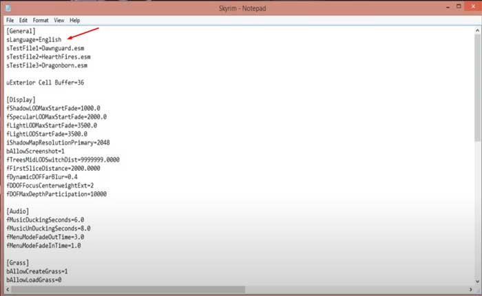 Skyrim: Cómo cambiar el idioma del juego al inglés (2023) 1 Skyrim cambia el idioma al inglés