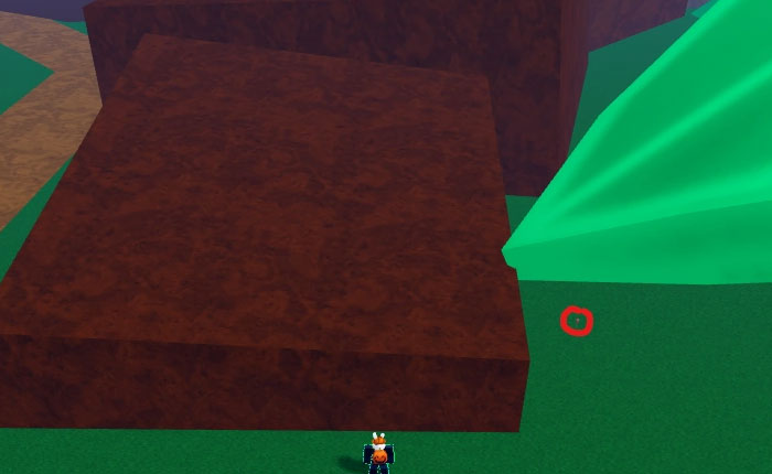 Ubicaciones de flores rojas 