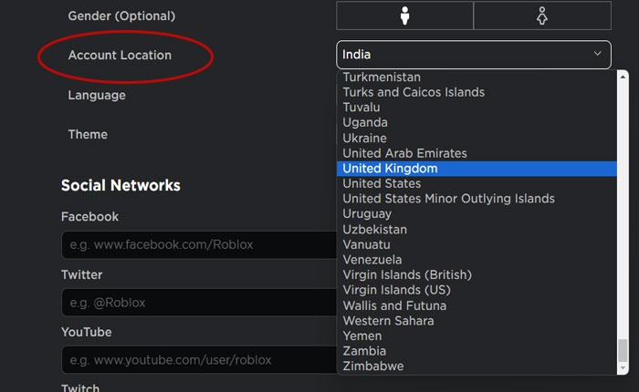Cómo desactivar la ubicación en Roblox (enero de 2024) 3 Deshabilitar la ubicación de Roblox