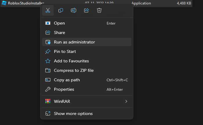 Cómo arreglar el cliente del juego Roblox que no se abre (2024) 12 Ejecute Roblox como administrador