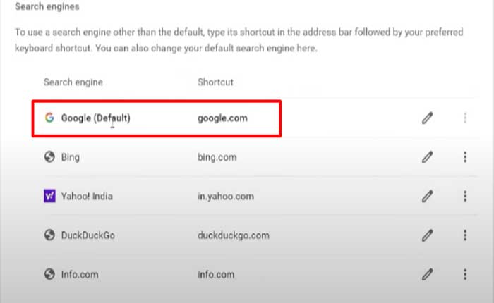 Cómo detener la búsqueda de Yahoo y seguir abriéndose en Chrome (2024) 5 Motor de búsqueda predeterminado de Google