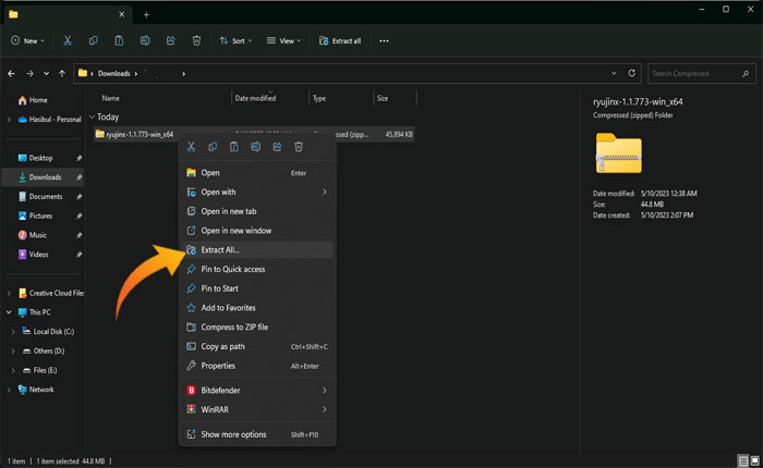Cómo jugar Zelda Tears Of the Kingdom en PC (2024) 2 extraer aquí 1