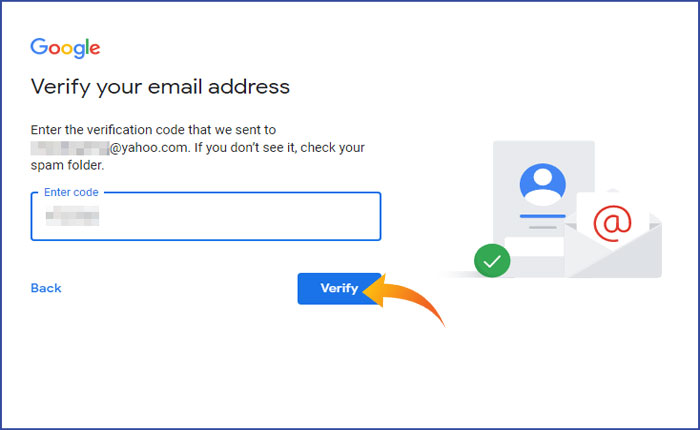 Cómo crear una cuenta de YouTube sin Gmail (2024) 3 Confirme su dirección de correo electrónico