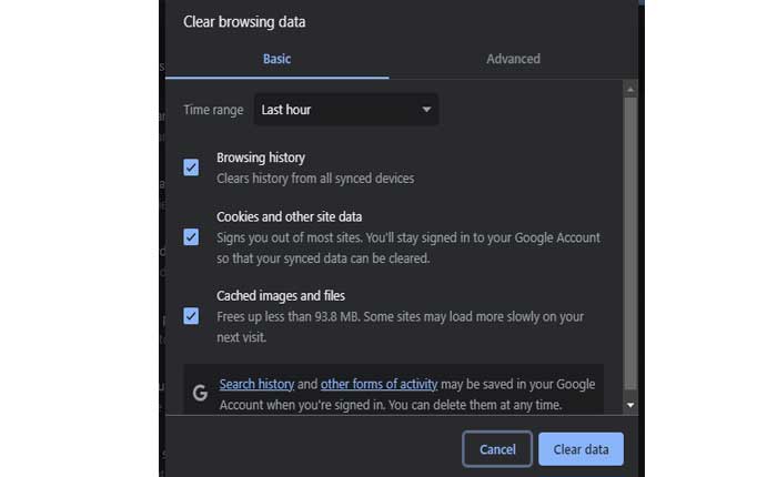 Cómo solucionar retrasos de TikTok en navegadores web (2024) 3 Borrar caché y cookies del navegador