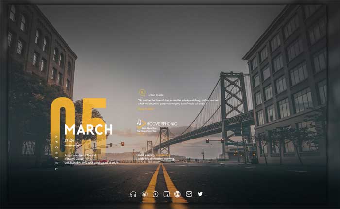 Las 5 mejores máscaras de Rainmeter para personalizar su PC (febrero de 2024) 3 Las mejores máscaras de Rainmeter