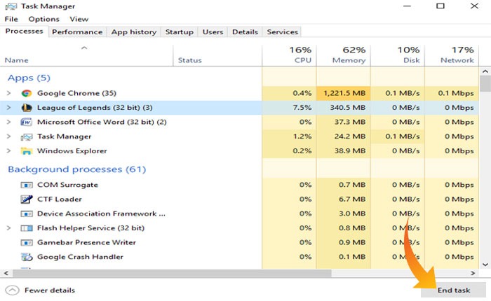 Cómo arreglar que el cliente de League no se carga (2024) 1 El cliente de la liga no se carga