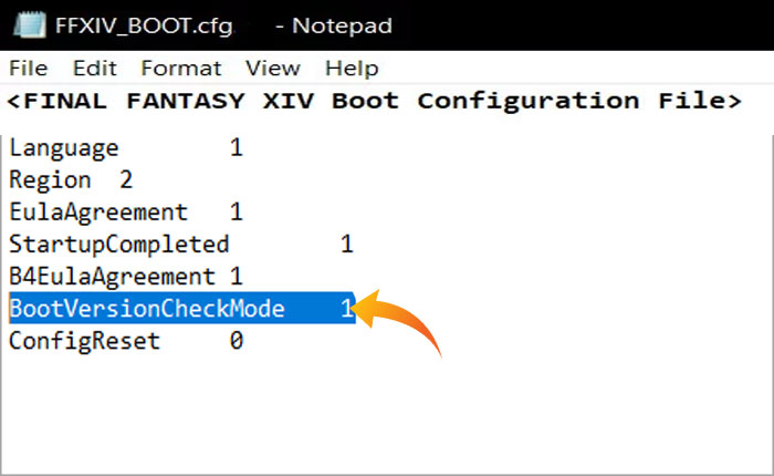 Cómo reparar el error de arranque de FFXIV 30605 (2024) 2 configuración de arranque