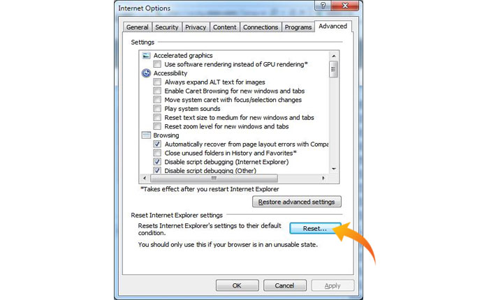 Cómo reparar el error de conexión de War Thunder 80130182 (2024) 1 descansar la configuración explorada de Internet