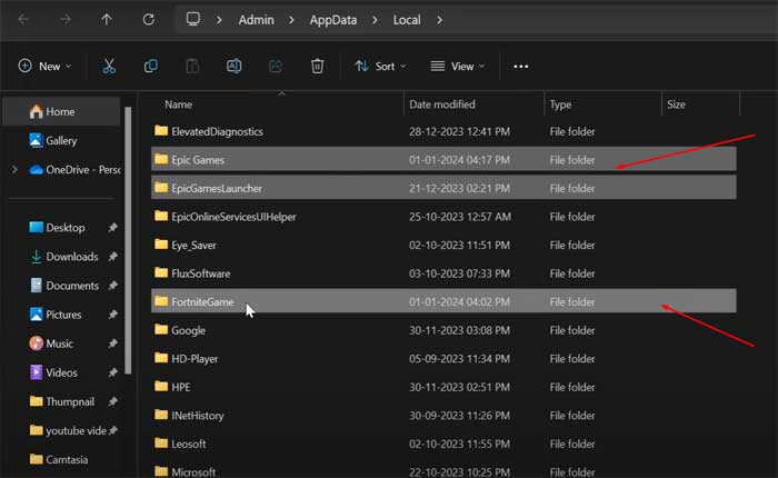 Cómo arreglar Fortnite No puedes jugar este juego en este momento (2024) 3 Borrar datos de la aplicación Fortnite