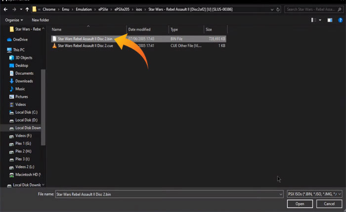 Cómo cambiar discos en el emulador ePSXe (2024) 3 Cambiar discos en ePSXe