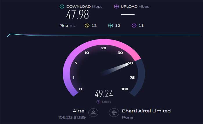 Cómo arreglar los gestos de 7TV que no se muestran 8 Comprueba tu conexión a Internet