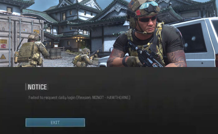 Cómo solucionar el error de Minot Hawthorne en Call Of Duty (2024) 1 llamada del deber