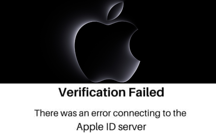 Error al conectarse al servidor de ID de Apple: correcciones (2024) 1 Error del servidor Apple