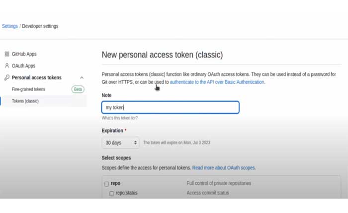 Cómo obtener un token de acceso personal en Github (2024) 5 Cómo obtener un token de acceso personal en Github
