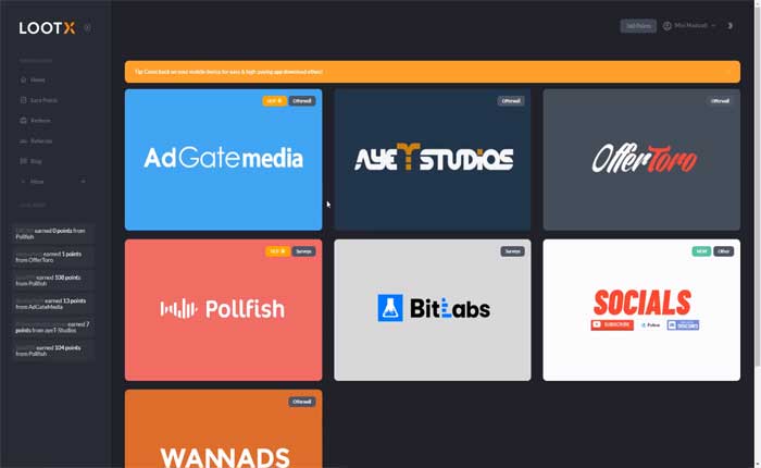 Cómo ganar puntos en LootX (2024) 3 Gana puntos en LootX