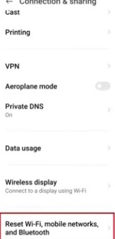 Bilibili no puede conectarse a Wifi - Correcciones (2024) 4 Restablecer red