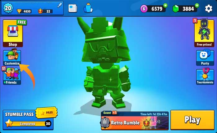 Cómo conseguir un aspecto gratis en Stumble Guys (2024) 2 Consigue un aspecto gratis en Stumble Guys