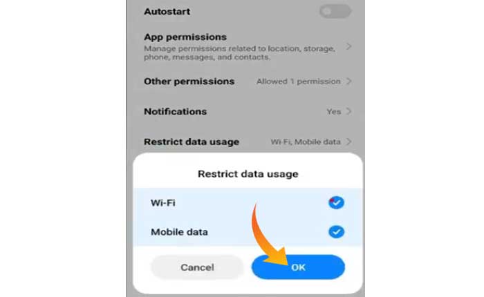 Cómo solucionar el error de red OnStream en Android (2024) 3 consultar datos y wifi