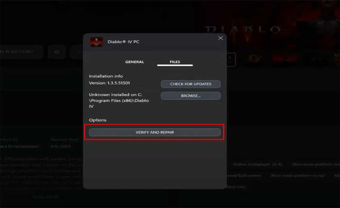Cómo arreglar que Diablo 4 no pudiera abrir un archivo crítico (2024) 4 Cómo arreglar que Diablo 4 no pudiera abrir un archivo crítico