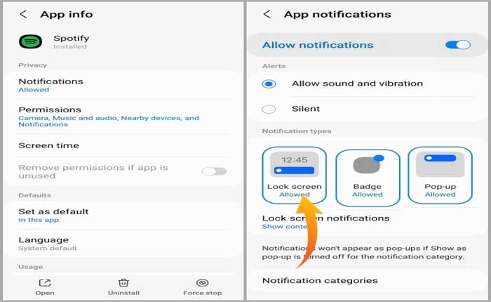 Cómo arreglar Spotify que no se muestra en la pantalla de bloqueo (2024) 1 Spotify no se muestra en la pantalla de bloqueo
