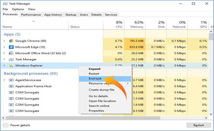 Cómo arreglar el Explorador de archivos que no responde (2024) 1 El explorador de archivos no responde