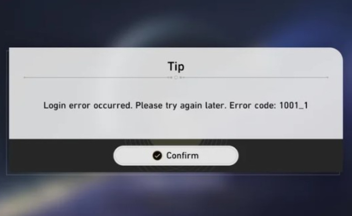 Error de inicio de sesión de Honkai Star Rail 1001_1: posibles soluciones (2024) 8 Error 1001_1