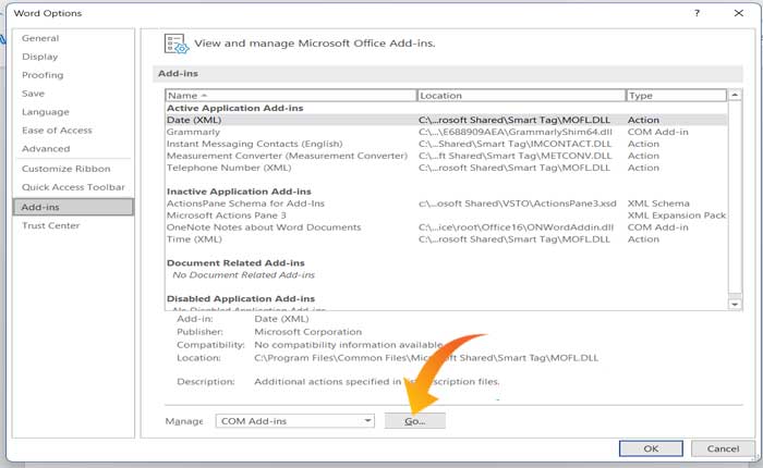 Solución: Gramaticalmente no aparece en Word (2024) 2 Gramaticalmente no aparece en Word