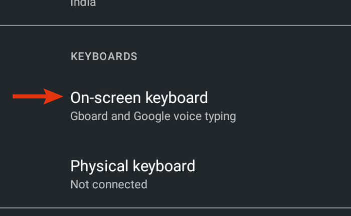 Cómo desactivar las mayúsculas automáticas en Android (2024) 2 Teclado en pantalla
