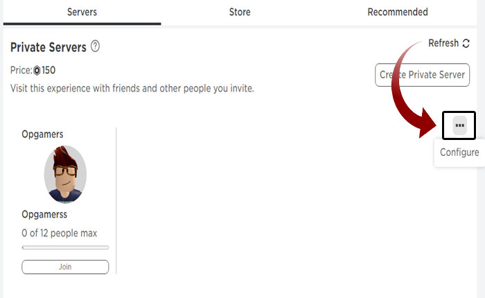 Cómo eliminar un servidor privado en Roblox (mayo de 2024) 10 Servidor Privado Roblox