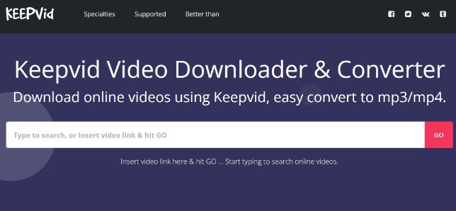 Cómo descargar vídeos VK (mayo de 2024) 11 mantenervid