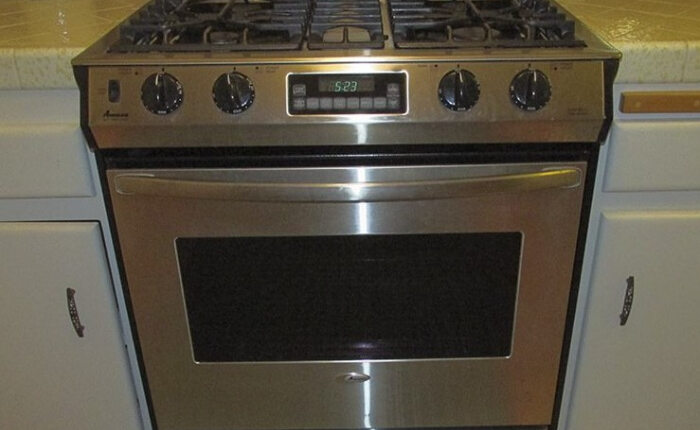 Cómo reparar el código de error de la estufa Amana F1 E0 (2024) 1 Estufa Amana