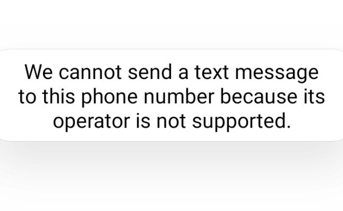 No podemos enviar un mensaje de texto en Twitter Fix (2024) 7 Mensaje de error
